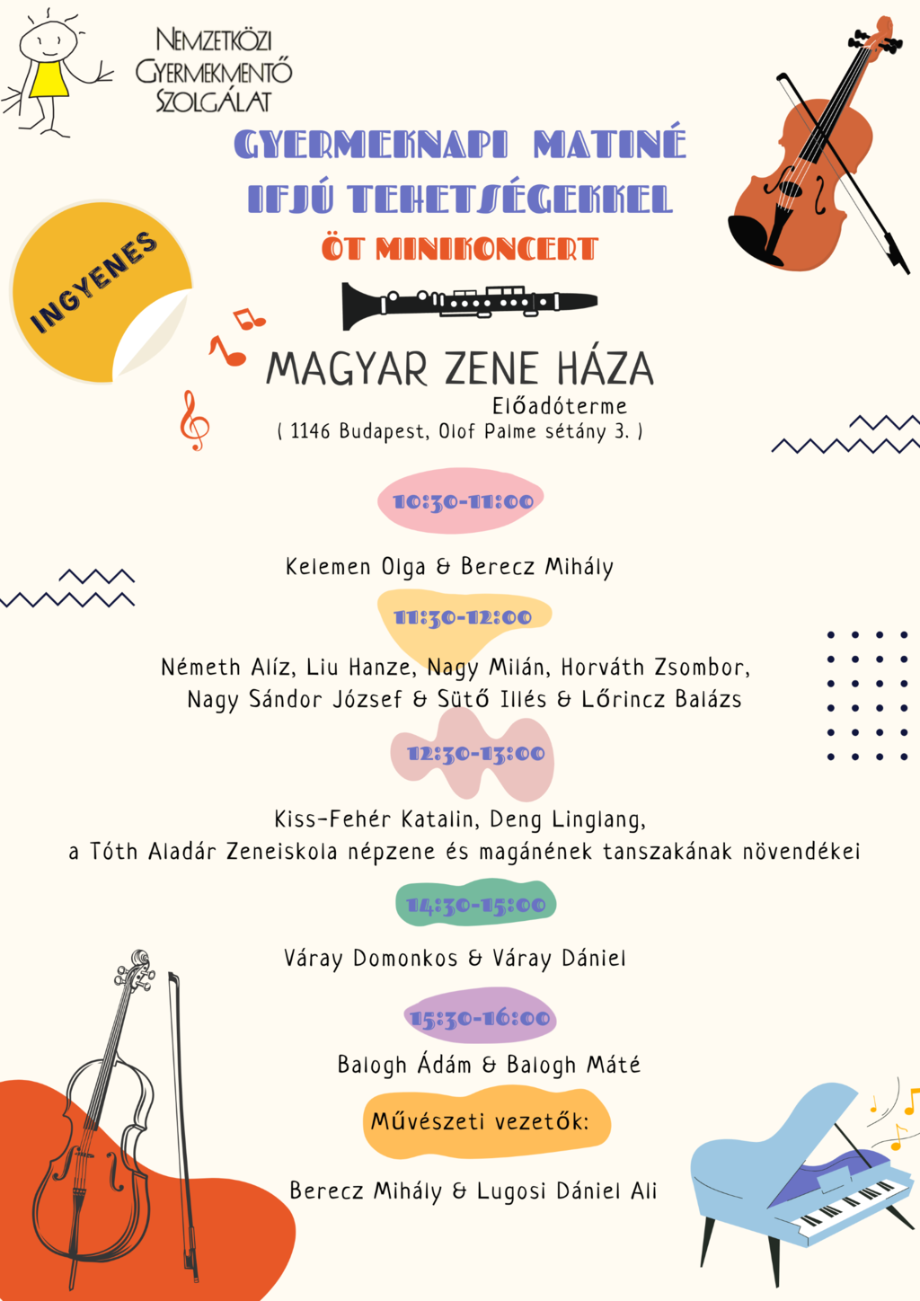 Gyereknapi matiné meghívó
